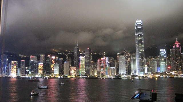 Skyline em Victoria Harbour