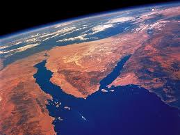 Terra Santa vista do céu