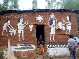 Casa de família falasha, na Etiópia (foto: www.mikewallach)