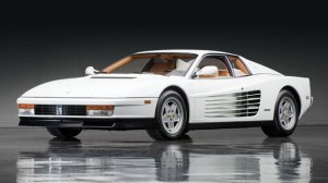 Testarossa da Ferrari. O de Ben Johnson era preto.
