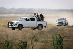 Patrulhas do Hamas em Gaza